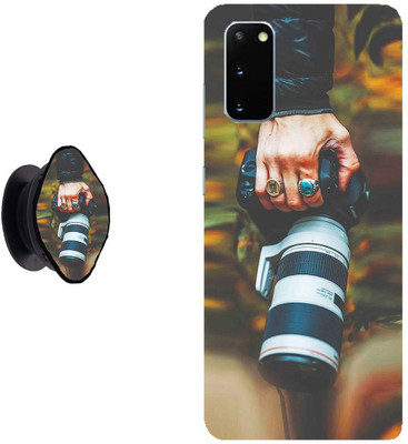 Hello Case Back Cover for Samsung Galaxy S20(Multicolor, Cases with Holder, Pack of: 2)