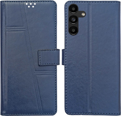 MAXSHAD Flip Cover for Samsung Galaxy A13 5G(Blue, Magnetic Case)