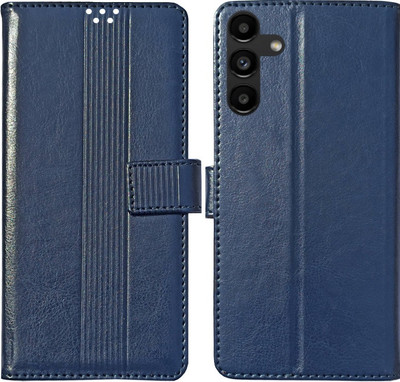 MAXSHAD Flip Cover for Samsung Galaxy A13 5G(Blue, Magnetic Case)