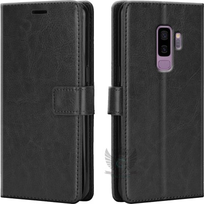 KING COVERS Flip Cover for Samsung Galaxy S9 Plus(Black, Hard Case, Pack of: 1)