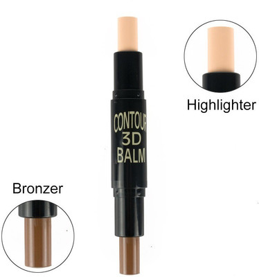 MYEONG HD 2 IN 1 Highlighter and Contour Stick  Concealer(Nutty, Beige, 6.2 g)