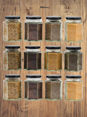 VERPHX Spice Set Glass(12 Piece)