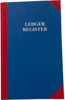 NIRMAL SONS Hand crafted A3 Organizer Checks 740 Pages(Red, Blue)