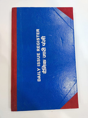 NIRMAL SONS Hand crafted A3 Organizer Ruled 100 Pages(Blue, Red)