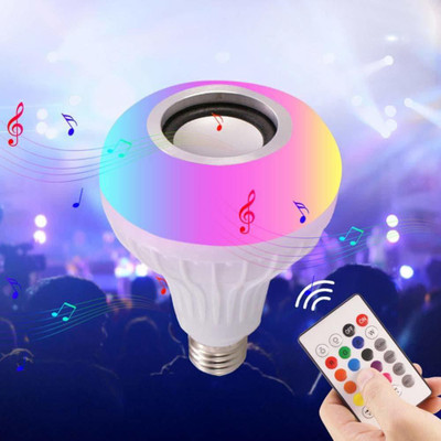 ASTOUND Music Light Bulb + Rgb Light Ball Bulb with Remote Control Smart Bulb