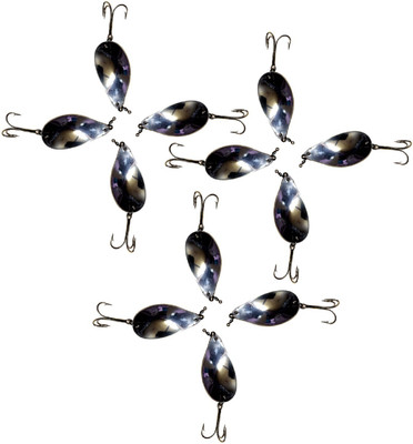 CORAL SHAKUNTALA ENTERPRISES Spoon Stainless Steel Fishing Lure(Pack of 12)