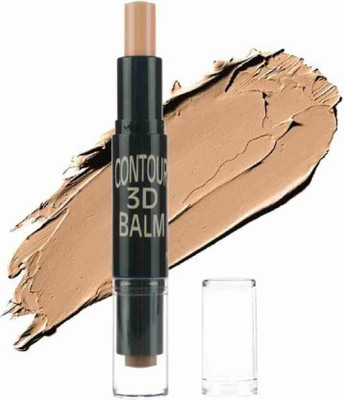 GLOW IT CREAMY 3D CONCEALER HIGHLIGHTER CONTOUR STICK WITH GLAMOROUS GLOW SKIN Concealer Foundation(BEIGE, 8 g)
