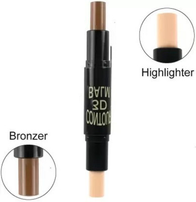 GLOW IT HIGHEST QUALITY PROFESSIONAL MAKEUP HIGHLIGHTER & CONTOUR STICK Concealer Foundation(BEIGE, 10 g)