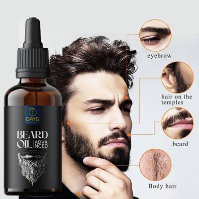 7 Days 100% Result Beard Growth Oil Enriched with Onion & Sandalwood oil For Faster Beard Growth Hair Oil