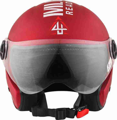 4U SUPREME Icon Red Motorbike Helmet(Red)
