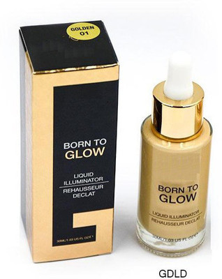 New.You Born To Glow Liquid Illuminator Rehausseur Declat Gold Highlighter(Gold)