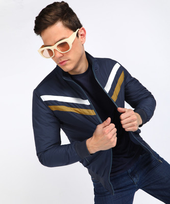 SINGLE by Ranbir Kapoor Full Sleeve Striped Men Jacket