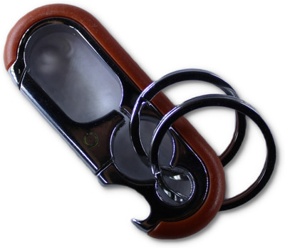 MAG BEE Bottle Opener With Double ring - Brown - 1 Pcs Key Chain