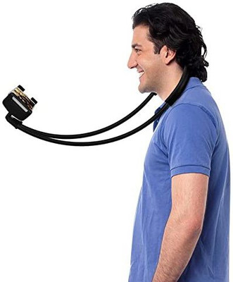 Viraan Lazy Bracket Universal 360 Degree Rotation Flexible Phone Selfie Holder Neck Bed Mount Anti-skid Mobile Holder