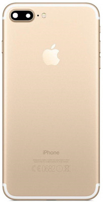 Sandreezz Apple iPhone 7 Plus Back Panel(Gold)