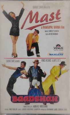 MAST / BAADSHAH - NEW CASSETTE Audio CD Standard Edition(Hindi - ANU MALIK)