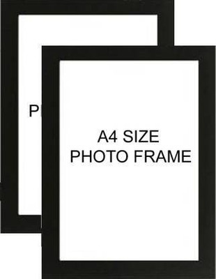Mamry Art Creations Wood Wall Photo Frame(Black, 2 Photo(s), 8.25x11.75)