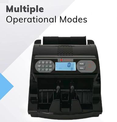 Security Store Note/cash/Money/Currency Counting Machine With Fake Note Detection Model -Black Cruze Note Counting Machine(Counting Speed - 1000 notes/min)