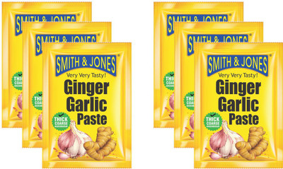 smith and jones GINGER GARLIC PASTE PACK OF 6 (25G X 6)(6 x 25 g)