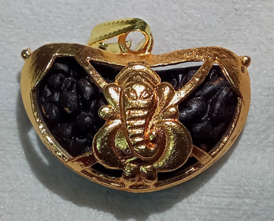 Vegga 1 mukhi rudraksha ganesh Wood