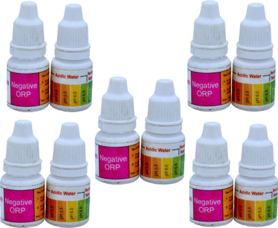 bioway 5 SET OF PH & ORP TESTING SOLUTION KIT LIQUID DROPS FOR TESTING RO/ANY WATER BY SELF FOR PERSONAL HOME USE OR LAB/LABORATORY USE Ph Test Strip(4 - 11)