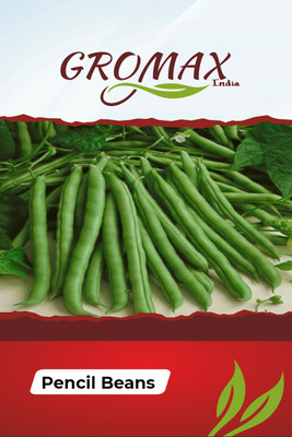 Gromax India Pencil Beans With Free Try Me Seeds Pack Seed(40 per packet)
