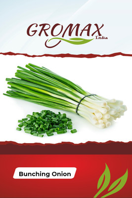 Gromax India Bunching Onion With Try Me Seeds Pack Seed(40 per packet)