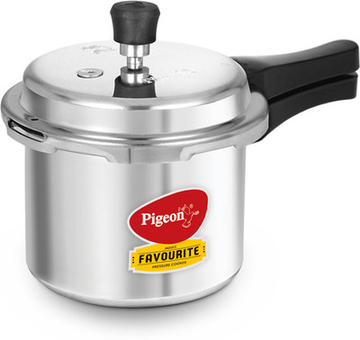Pigeon Favourite 3 L Outer Lid Induction Bottom Pressure Cooker(Aluminium)