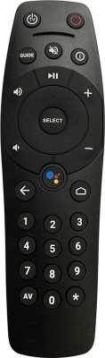 vcony Remote Control Compatible for Tata Sky Binge Plus Set-Top Box (No Voice & Google Assistant Functions) tata sky Remote Controller(Black)