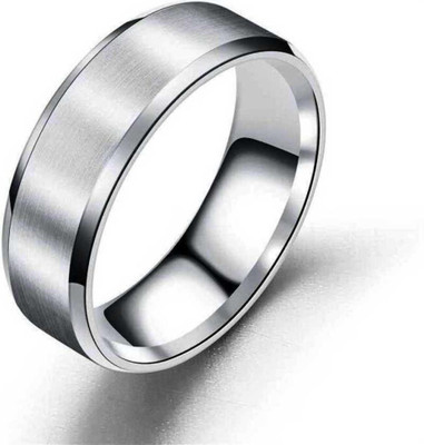 Dee Gee's mart Stainless Steel Silver Plated Ring