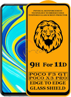 Dream Edge To Edge Tempered Glass for Poco F3 GT, Poco X3 Pro(Pack of 1)