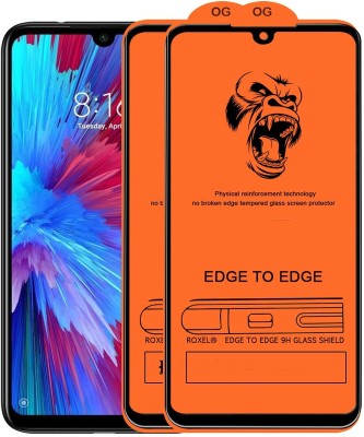 Express Buy Edge To Edge Tempered Glass for Realme 6(Pack of 2)