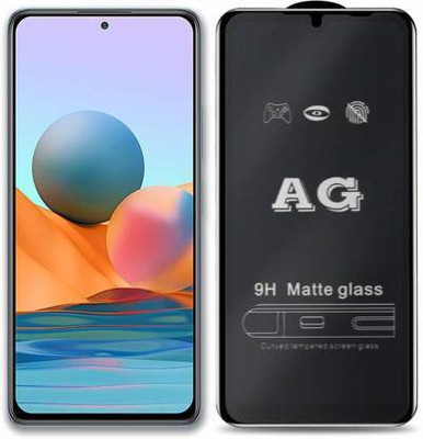 AVN Elite Edge To Edge Tempered Glass for Anti Fingerprint Matte Finishing Glass For Xiaomi Poco F3 GT(Pack of 1)