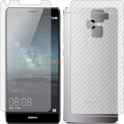 MOBART Front and Back Tempered Glass for HUAWEI MATE S (Front Matte Finish & Back 3d Carbon Fiber)(Pack of 2)