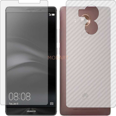 MOBART Front and Back Tempered Glass for HUAWEI HONOR MATE 8 (Front Matte Finish & Back 3d Carbon Fiber)(Pack of 2)