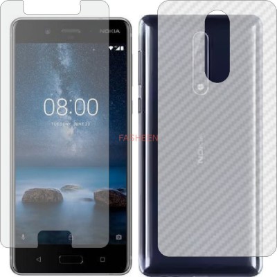 Fasheen Front and Back Tempered Glass for NOKIA 8(Pack of 2)