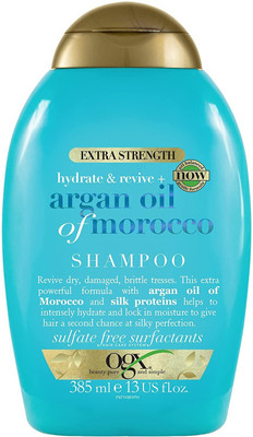 ogx Renewing Argan Oil of Morocco Hair Shampoo,Paraben-Free & Sulfate-Free(385 ml)