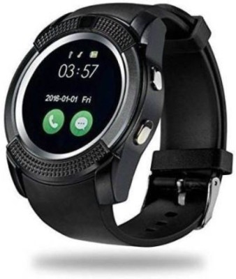 Clairbell NEZ_165U_V8 Smart Watch Smartwatch(Black Strap, XL)