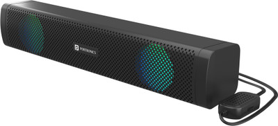 Portronics In Tune 1 6 W Soundbar (Black, Stereo Channel)