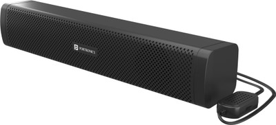 Portronics In Tune 2 6 W Soundbar (Black, Stereo Channel)