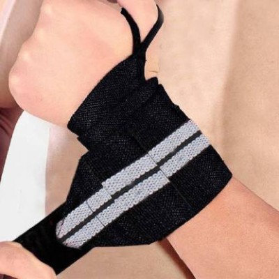 SKYFIT Wrist Support Band Gloves Gym & Fitness Gloves(Grey, Black)