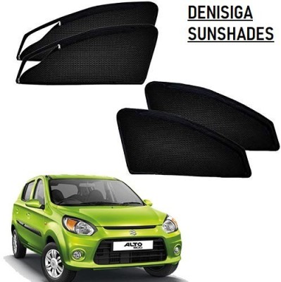 DENISIGA Rear Window, Side Window Sun Shade For Maruti Suzuki Alto 800(Black)