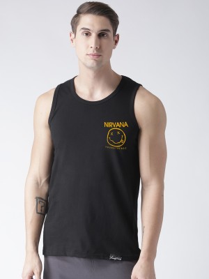 Young trendz Printed Men Round Neck Black T-Shirt