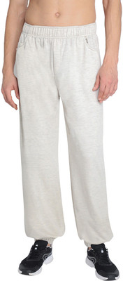 CHKOKKO Solid Men Beige Track Pants