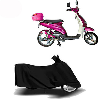 Exciting collections Two Wheeler Cover for Avon(E Lite, Black)