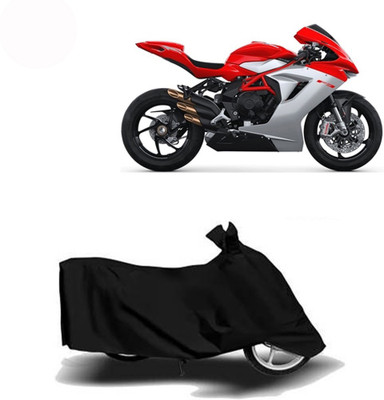 Exciting collections Two Wheeler Cover for MV Agusta(F3, Black)