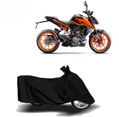 Exciting collections Two Wheeler Cover for KTM(Duke 200, Black)
