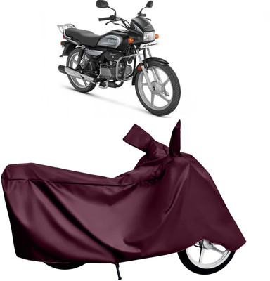 KEDIT Two Wheeler Cover for Hero(Passion Pro, Maroon)