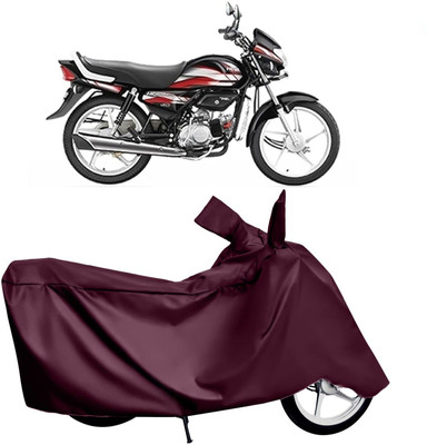 KEDIT Two Wheeler Cover for Hero(HF Deluxe, Maroon)