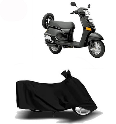 Exciting collections Two Wheeler Cover for Honda(Eterno, Black)